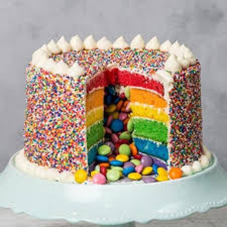 rainbow cake