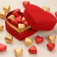 kalpli çikolata kutusu