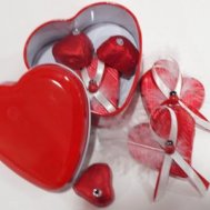 Kalpli çikolata kutusu